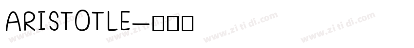 ARISTOTLE字体转换