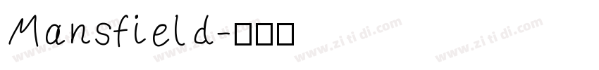 Mansfield字体转换
