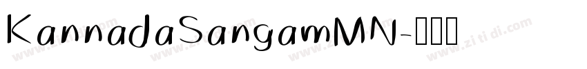 KannadaSangamMN字体转换