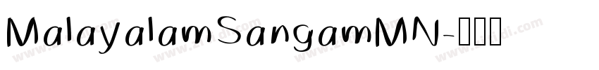 MalayalamSangamMN字体转换