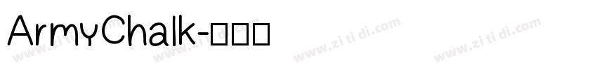 ArmyChalk字体转换