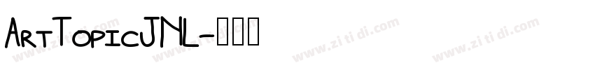 ArtTopicJNL字体转换