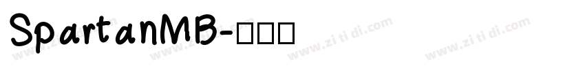 SpartanMB字体转换