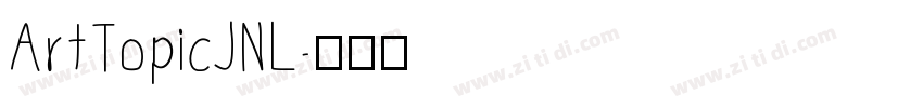 ArtTopicJNL字体转换
