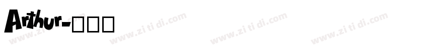 Arthur字体转换