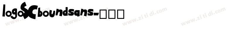 logoSCboundsans字体转换
