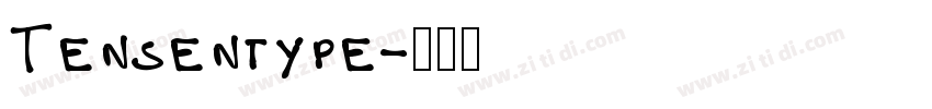 Tensentype字体转换