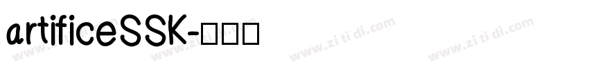 artificeSSK字体转换