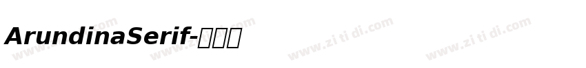 ArundinaSerif字体转换 ArundinaSerif字体转换