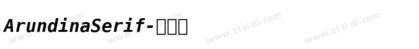 ArundinaSerif字体转换 ArundinaSerif字体转换