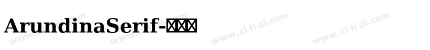 ArundinaSerif字体转换 ArundinaSerif字体转换
