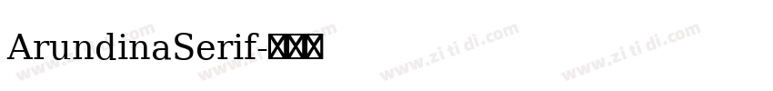 ArundinaSerif字体转换 ArundinaSerif字体转换