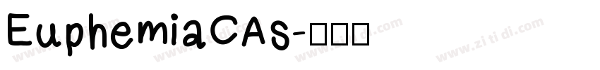 EuphemiaCAs字体转换