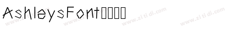 AshleysFont字体转换