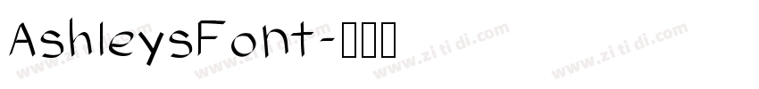 AshleysFont字体转换