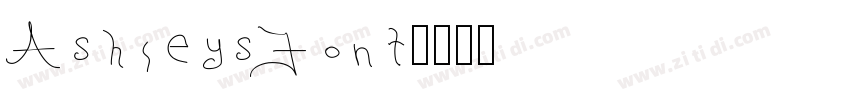 AshleysFont字体转换