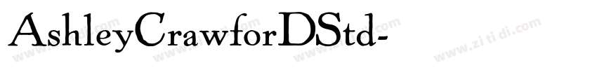 AshleyCrawforDStd字体转换