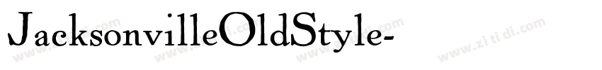 JacksonvilleOldStyle字体转换 JacksonvilleOldStyle字体转换