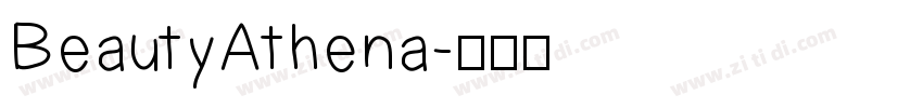 BeautyAthena字体转换