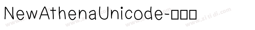 NewAthenaUnicode字体转换