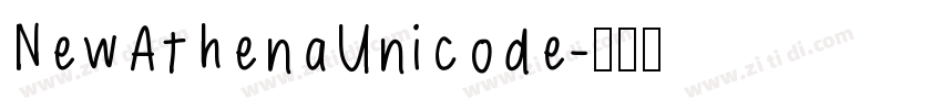 NewAthenaUnicode字体转换