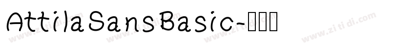 AttilaSansBasic字体转换