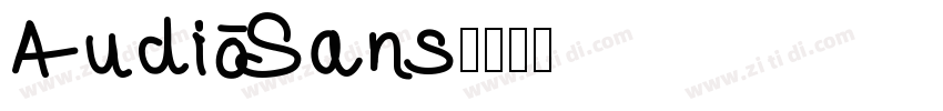 AudioSans字体转换