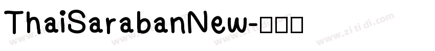 ThaiSarabanNew字体转换