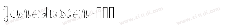 JaneAusten字体转换