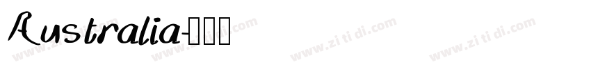 Australia字体转换