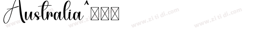 Australia字体转换