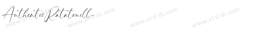 AuthenticRatatouill字体转换
