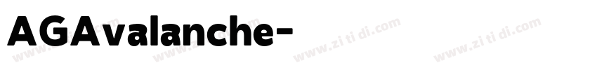 AGAvalanche字体转换