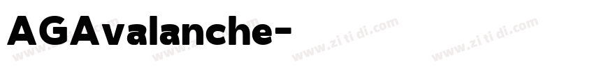 AGAvalanche字体转换
