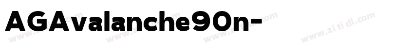 AGAvalanche90n字体转换