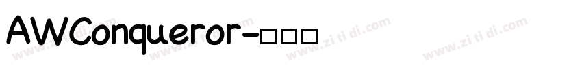 AWConqueror字体转换