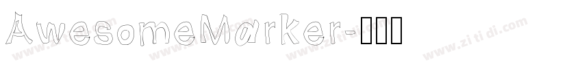 AwesomeMarker字体转换