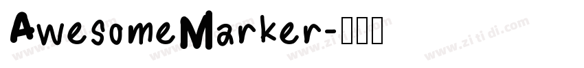 AwesomeMarker字体转换
