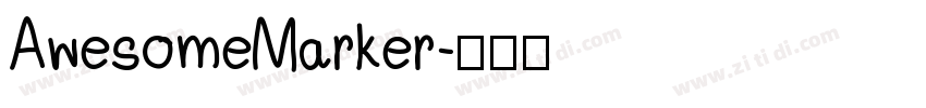 AwesomeMarker字体转换