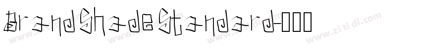 BrandShadeStandard字体转换