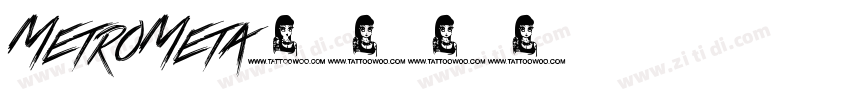 MetroMeta字体转换