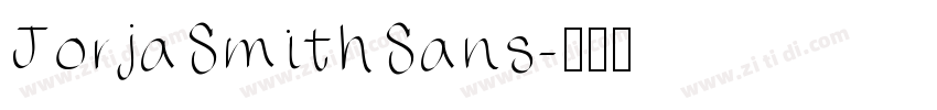 JorjaSmithSans字体转换