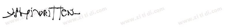YShiWritten字体转换