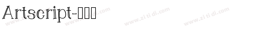 Artscript字体转换