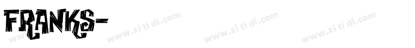 FRANKS字体转换