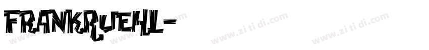 FrankRuehl字体转换