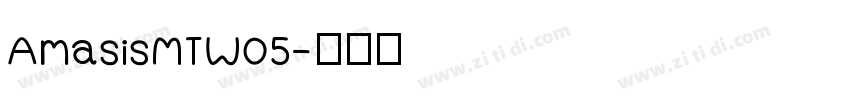 AmasisMTW05字体转换