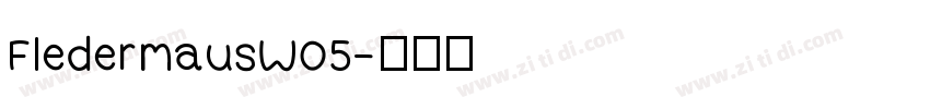 FledermausW05字体转换