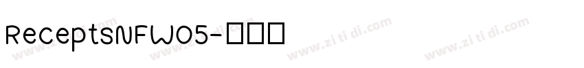 ReceptsNFW05字体转换