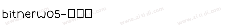 bitnerw05字体转换
